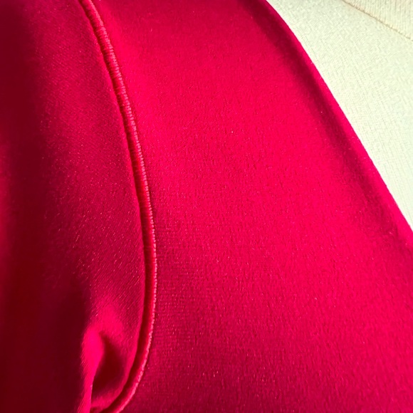 Eva Varro Ruched Stretched Bodycon Red Dress Size Small - Picture 12 of 13